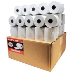 3 1/8 x 230 Thermal paper + 3″ x 90′ 2 Ply Kitchen Printer paper 50 rolls