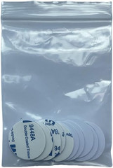10PCS 25Mm 125Khz T5577 Rewritable RFID Coin Tag Adhesive Backed round Sticker
