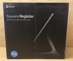 Square Register POS For Parts Repair Dual Screen Cracked AS-IS No Returns