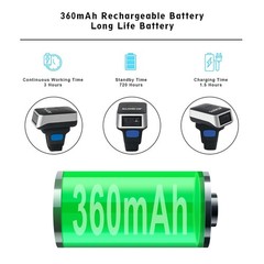 Ring Scanner Sumicor Wearable Finger Bar Code Reader Portable Mnin 3-In-1 Usb