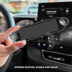 2PCS EZ Pass Holder with Adhesive and Suction Cups, Universal Transponder Win…