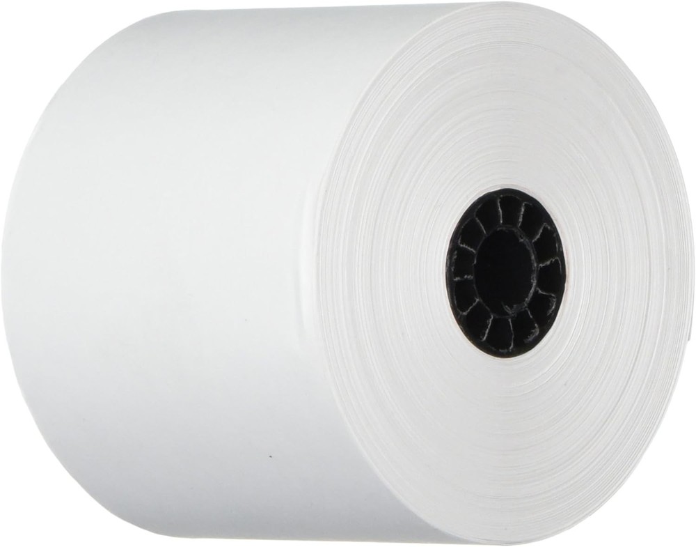 White Cash Register Roll Paper 2 1 4 Inch x 150 Feet Compatible with Royal Adler