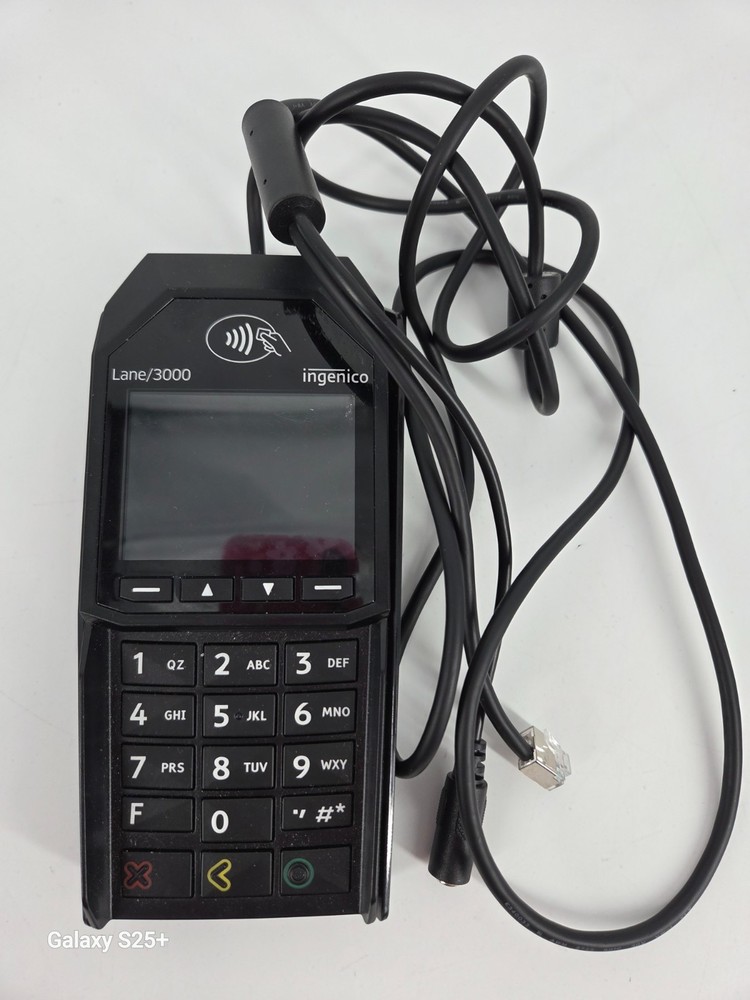 Ingenico Lane 3000 CL/Eth Wired POS PIN Pad Payment Card Terminal | Tested Works