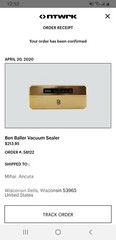 NTWRK Ben Baller Vacuum Sealer Gold 300 Made Limited Edition – in hand