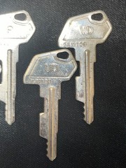 Samsung SAM4S Cash Register Key Set – 4 Pairs + Z Key | Lot of 9