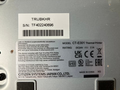 CITIZEN SYSTEMS CT-E301 USB Ethernet RS-232C POS THERMAL PRINTER w/ Power Supply