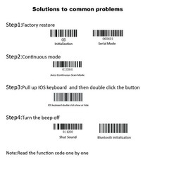 Wireless Bluetooth Barcode Scanner,Symcode Mini Portable Barcode Reader Scanner