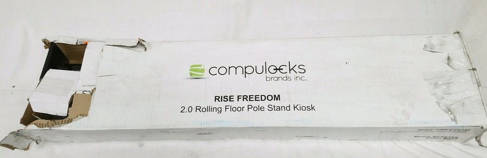 Compulocks Rise Freedom 2.0 Rolling Floor Pole Stand Kiosk New Open Box