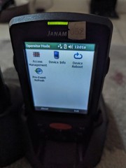 Lot of 15 Janam XM66 Mobile Computer Barcode Scanner XM66W w/ Charger & Lanyards