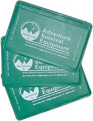 Lightweight Credit Card Fresnel Lenses – 3 Pack Fire Starter & Magnifier