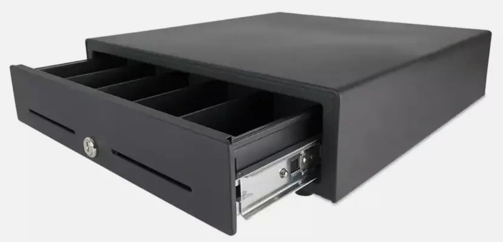 5 Bill 8 Coin 16″Cash Register Drawer Box Works Compatible all printers