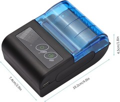 Receipt Printer, Portable Mini Thermal Receipt Printers USB Receipt Bill Tick…