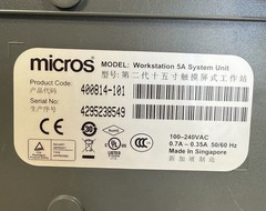 FOR PARTS Micros WS 5A Workstation Touchscreen POS Terminal 400814-101 No Stand