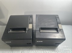 Lot Of 2 Epson TM-T88IV M129H Serial Thermal Printer / No Power Supply