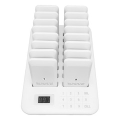 Wireless Calling System 1 Host Controls 16 Pager 800m Transmission Waterpro OTAF