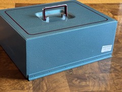 Vintage Burg Wachter Large Royal Cash Box Safe, 13 Pounds