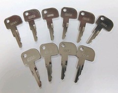 Lot of 10 – IBM/TOSHIBA 9952 Cash Drawer Keys