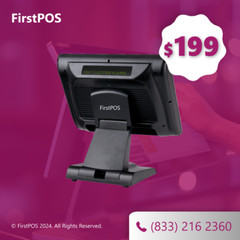 15” Touchscreen POS Cash Register Till System Salon Makeup Stores Beauty & Spa