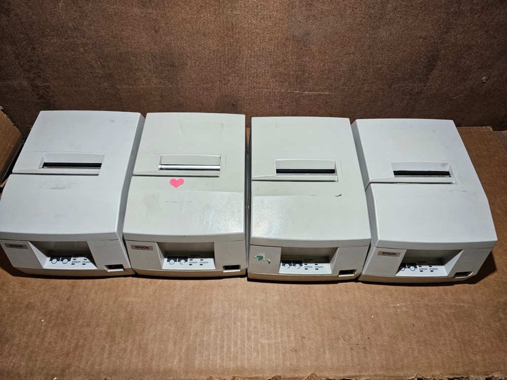 LOT OF 4 Epson TM-U325D M133A POS Dot Matrix Receipt Printer