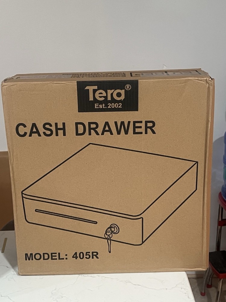 Tera 16 inch Auto Open Cash Drawer with Heavy Duty Insert Tray 5 Bill 8 Coin …