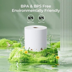 Biodegradable Thermal Paper Rolls – 2 1/4″ x 85′, 50 Pack