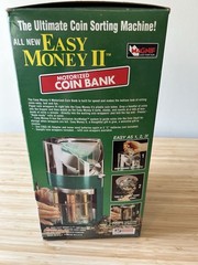 Vintage 90s Magnif Easy Money II Motorized Coin Bank Sorter UNTESTED