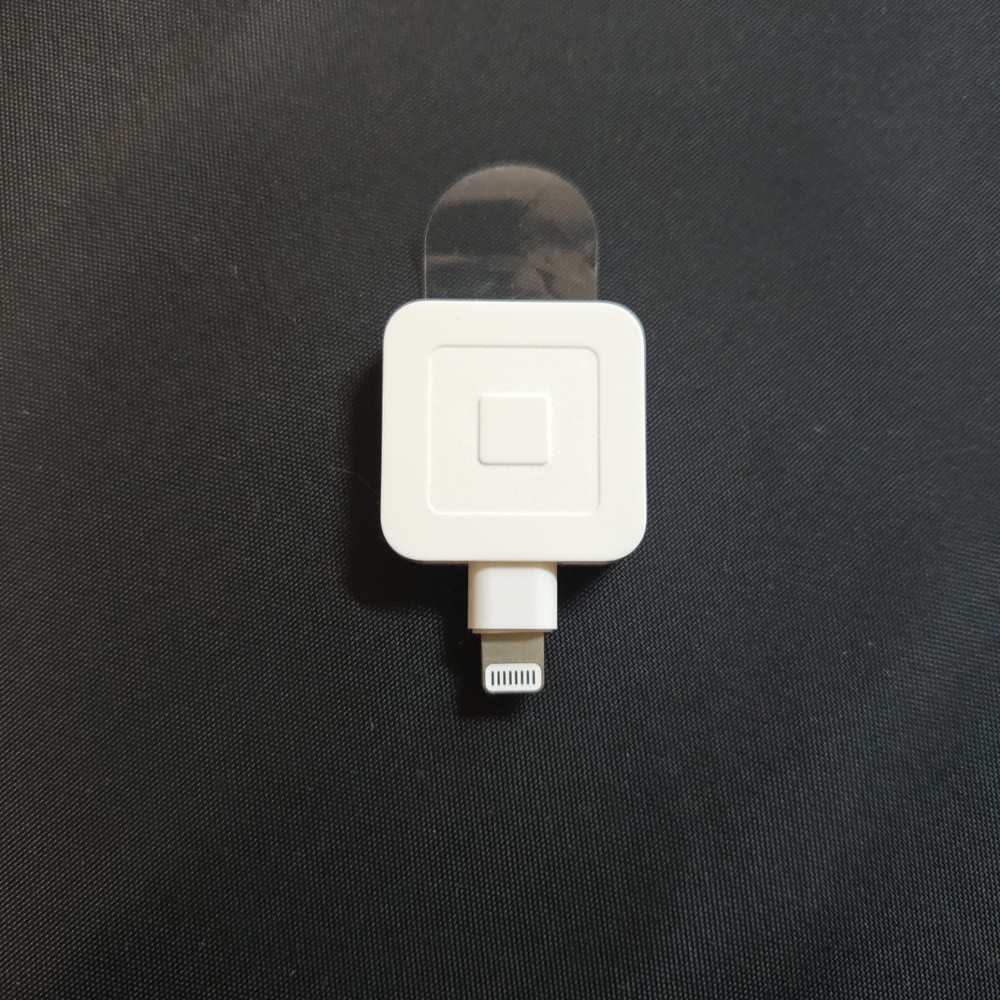 Square Credit Card Reader for Magstripe Lightning Connector for iPhone (No Box)