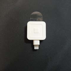 Square Credit Card Reader for Magstripe Lightning Connector for iPhone (No Box)