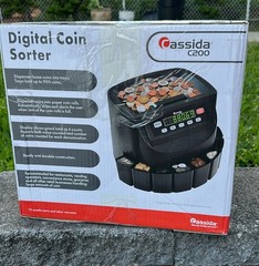 Cassida C200CAD Canadian Coin Counter/Sorter/Roller