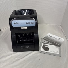 Royal Sovereign Quick Top Coin Sorting Machine QS-1AC/ COIN ROLLS TESTED/works!