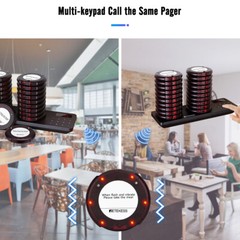 TD163 Restaurant pager system Pagers For Restaurant 20 Buzzers For Food Truck