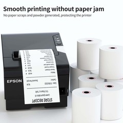 Thermal Receipt Paper Rolls, 3-1/8 x 230ft Thermal Paper, POS Cash Register P…