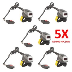 5Pcs RS4000 1D CORDED RING FINGER SCANNER Symbol Motorola Zebra RS4000-HPCSWR