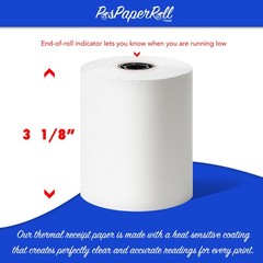 3 1/8 x 230′ Thermal Paper for Star Micronics TSP100 (50 Rolls)