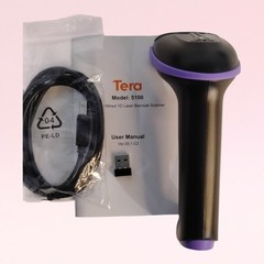 Tera Barcode Scanner Wireless Versatile 2-in-1 (2.4Ghz Wireless+USB 2.0 Wired)