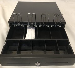 Volcora Black Auto Open Cash Register