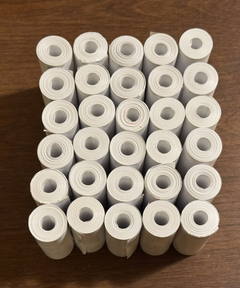 **30 Rolls** BPA free 2-1/4″ x 16′ Thermal Paper GoDaddy Smart Terminal Printer