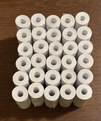 **30 Rolls** BPA free 2-1/4″ x 16′ Thermal Paper GoDaddy Smart Terminal Printer