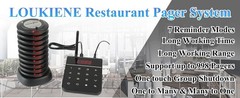10+1 Pagers Restaurant Pager System Wireless Food Service 24h Standby Time