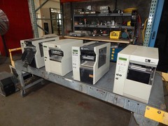 LOT OF 12 ZEBRA 105SL, 140XIIII, 140XIII, Z090-401-00004, CL4NX THERMAL LABEL PR