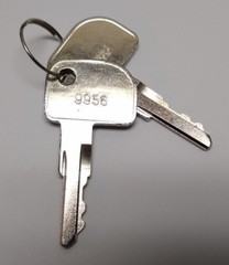 Toshiba 9956 Key Register – Cash Drawer Key Set – Set of 2 Keys