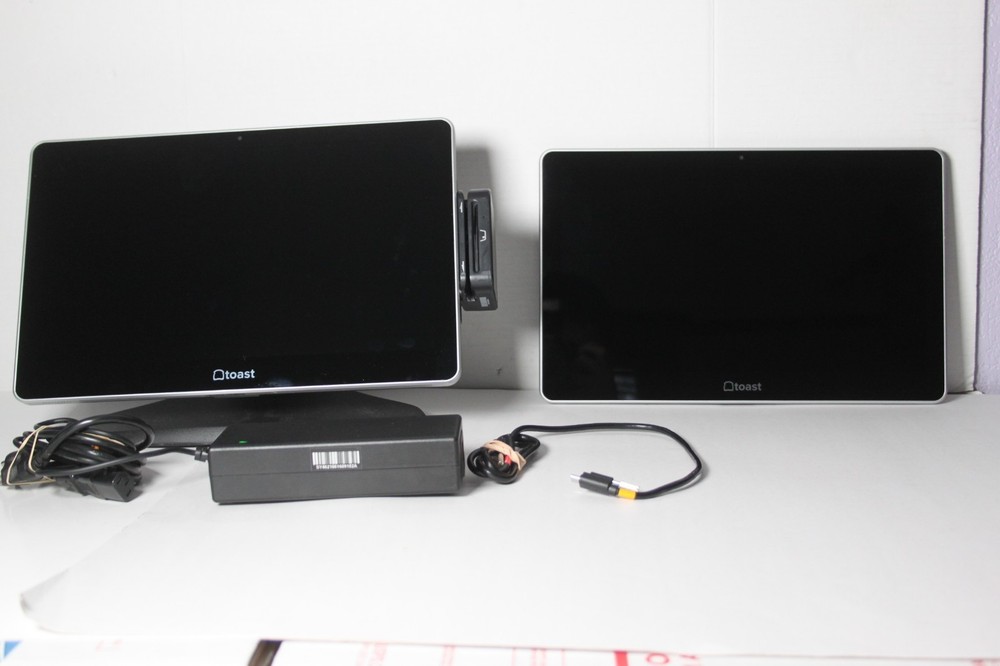 Lot of 2 Toast Flex TT200 point-of-sale Terminal