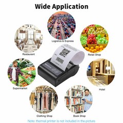 57x30mm Thermal Paper Roll Receipt Paper for Mobile POS 58mm Thermal Printer -20