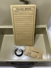 MMF Industries Locking Fire-Retardant Security Cash Box 12.75″x8.25″x4″