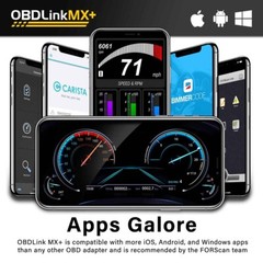 OBDLink MX+ Bluetooth OBD2 Scanner, Trip-Logger and Vehicle Data Monitor CN