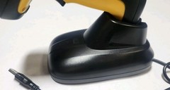 Adesso NuScan 4100B Black Bluetooth Antimicrobial Waterproof CCD Barcode Scanner