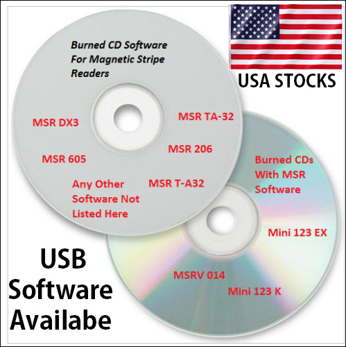 Software For Magnetic Stripe Reader MSR206 505 MSR605 DX3 205 MSR206 Mini 123EX