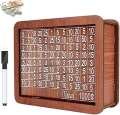Cash Vault Wooden Savings Box Wooden Cash Saver Money Box Cash Saver Box