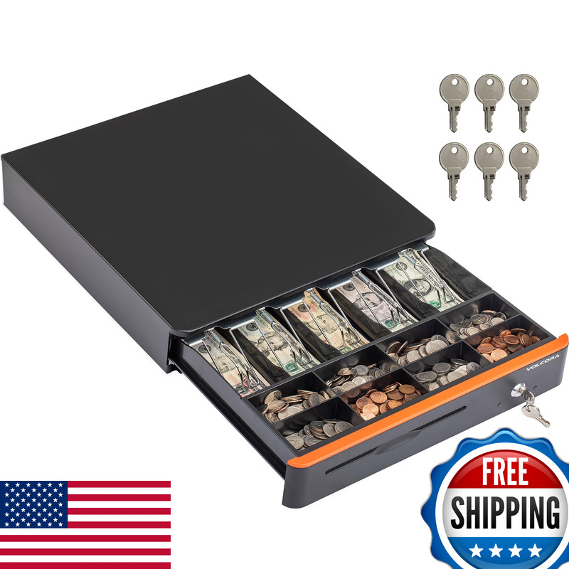 Volcora Cash Register Drawer For Point Of Pos System Round Corners 16 Removable