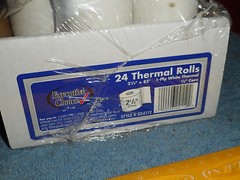 Cash Register Printer Receipt Thermal Paper Rolls 2 1/4″ x 85 ft 1/2″ Core 23 ct